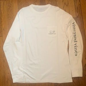 Vineyard Vines | Mens White Long Sleeve T-Shirt